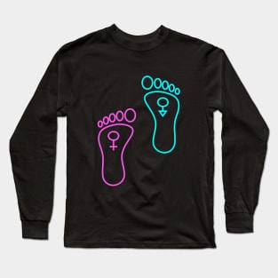 Couple footprint Long Sleeve T-Shirt